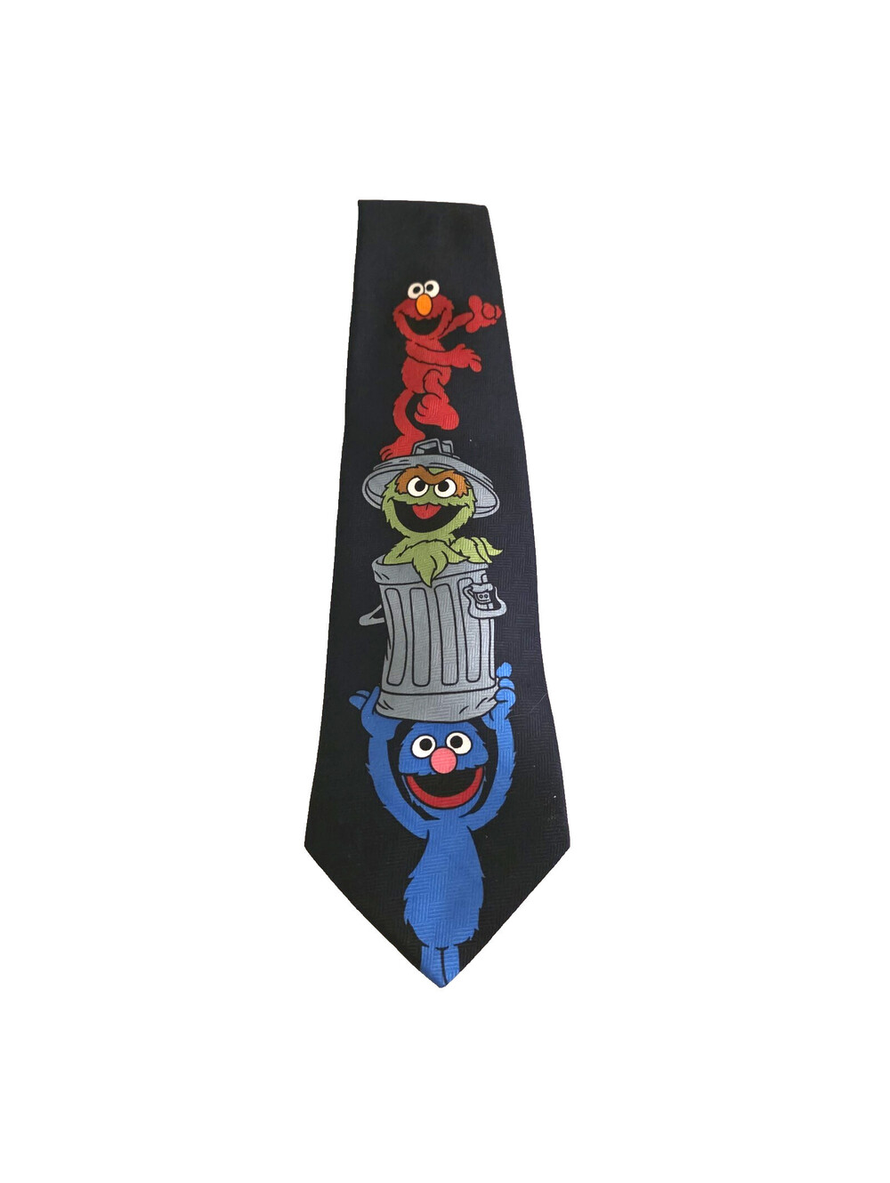 Necktie, Characters From Sesame Street, Vintage 58 Inches .